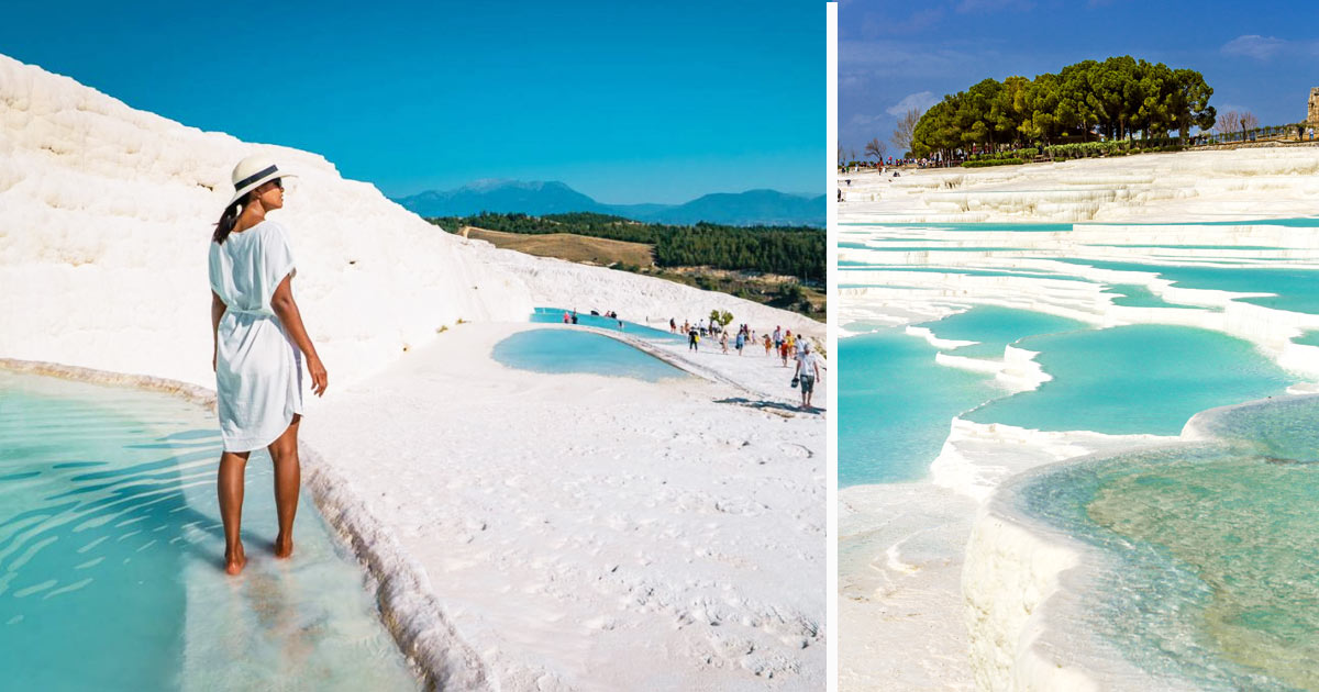 pamukkale in Turchia