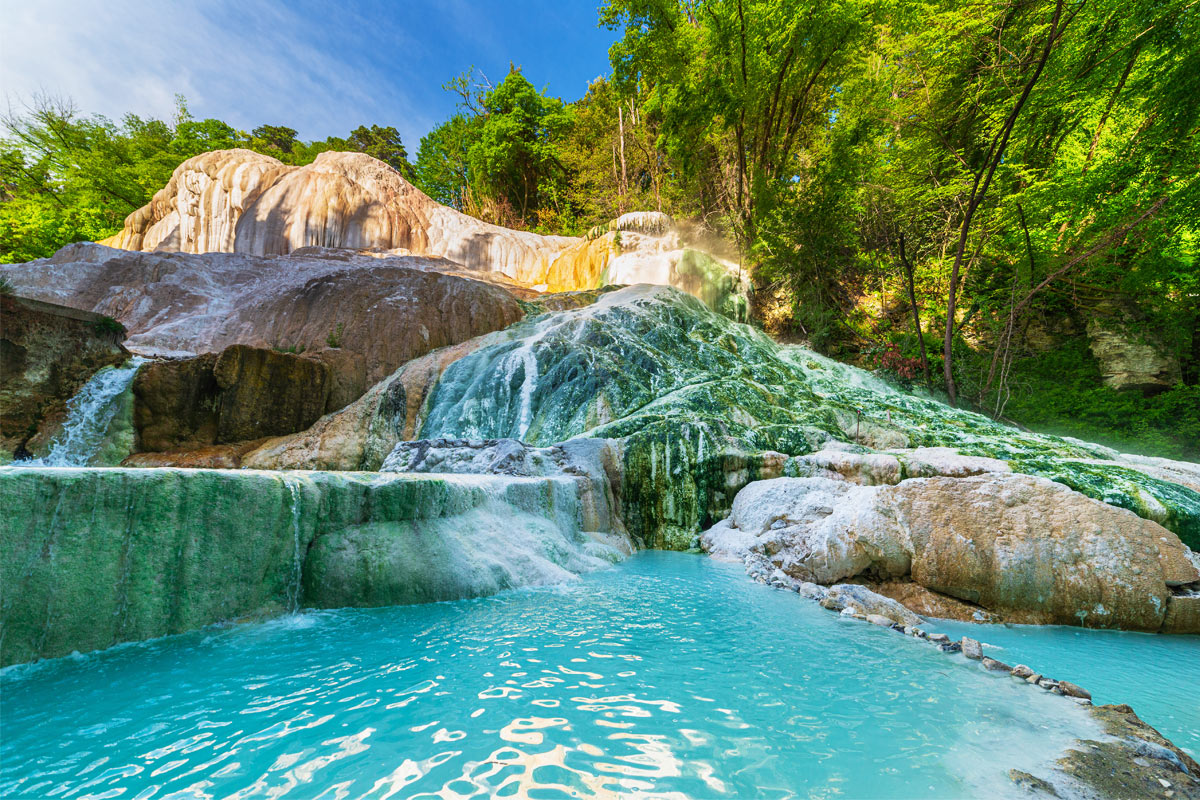 bagni san filippo, terme libere in toscana