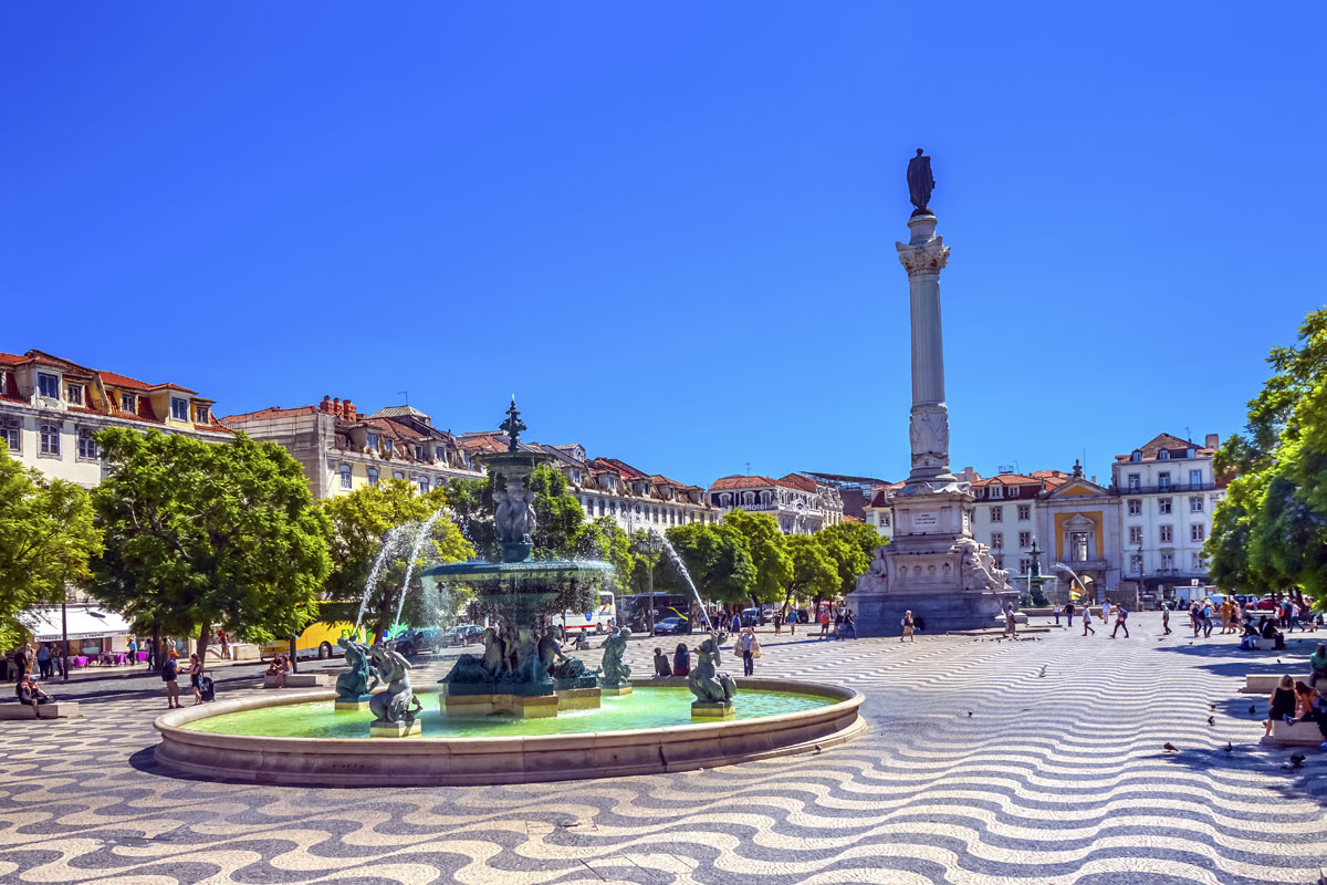 piazza rossio lisbona