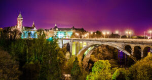 lussemburgo di notte