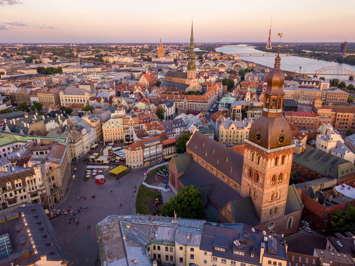 città vecchia di Riga