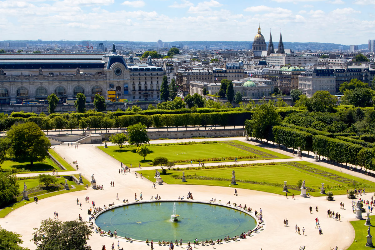 Jardin des Tuileries a parigi
