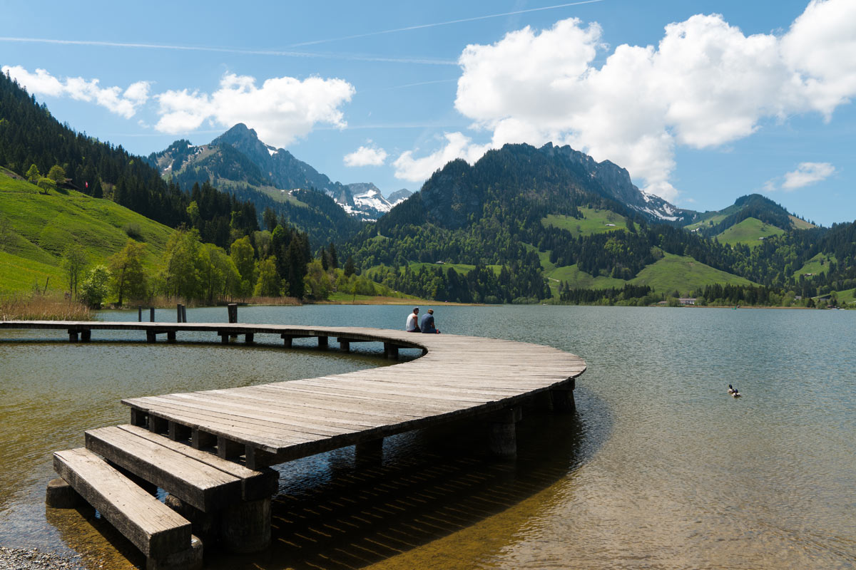 Lago Schwarzsee a zermatt