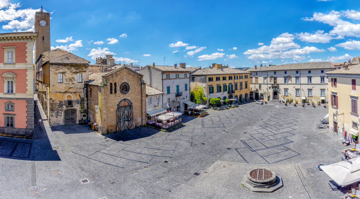 piazza del popolo a orvieto