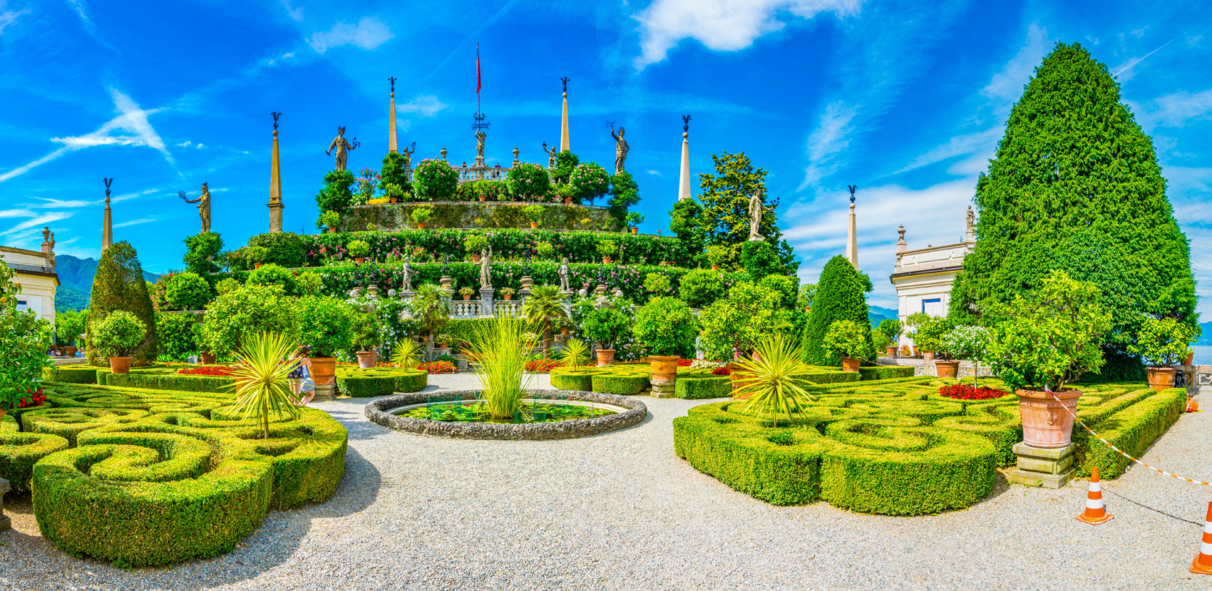 giardini di palazzo Borromeo a Isola Bella