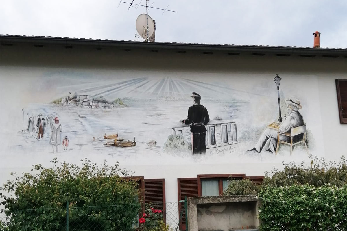 murales a Legro in Piemonte