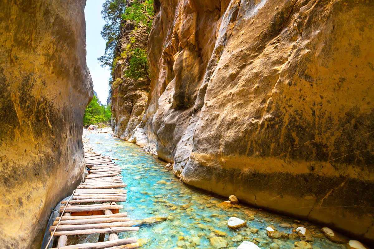 gole di samaria a Creta