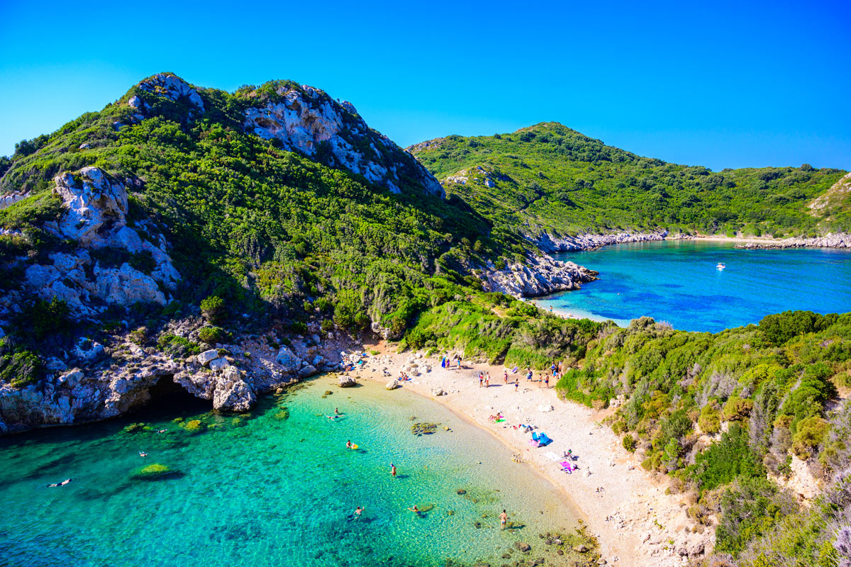 spiagge corfù