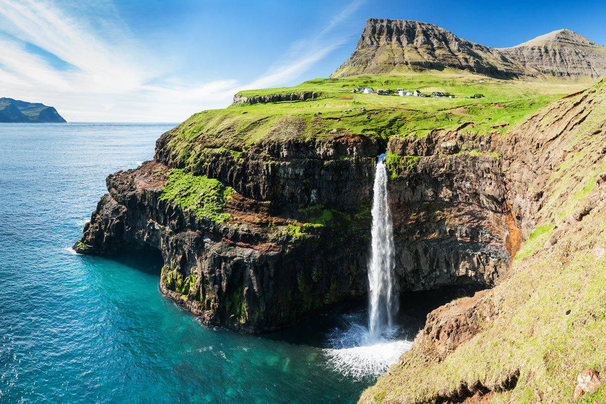 villaggio di Gasadalur, isole faroe