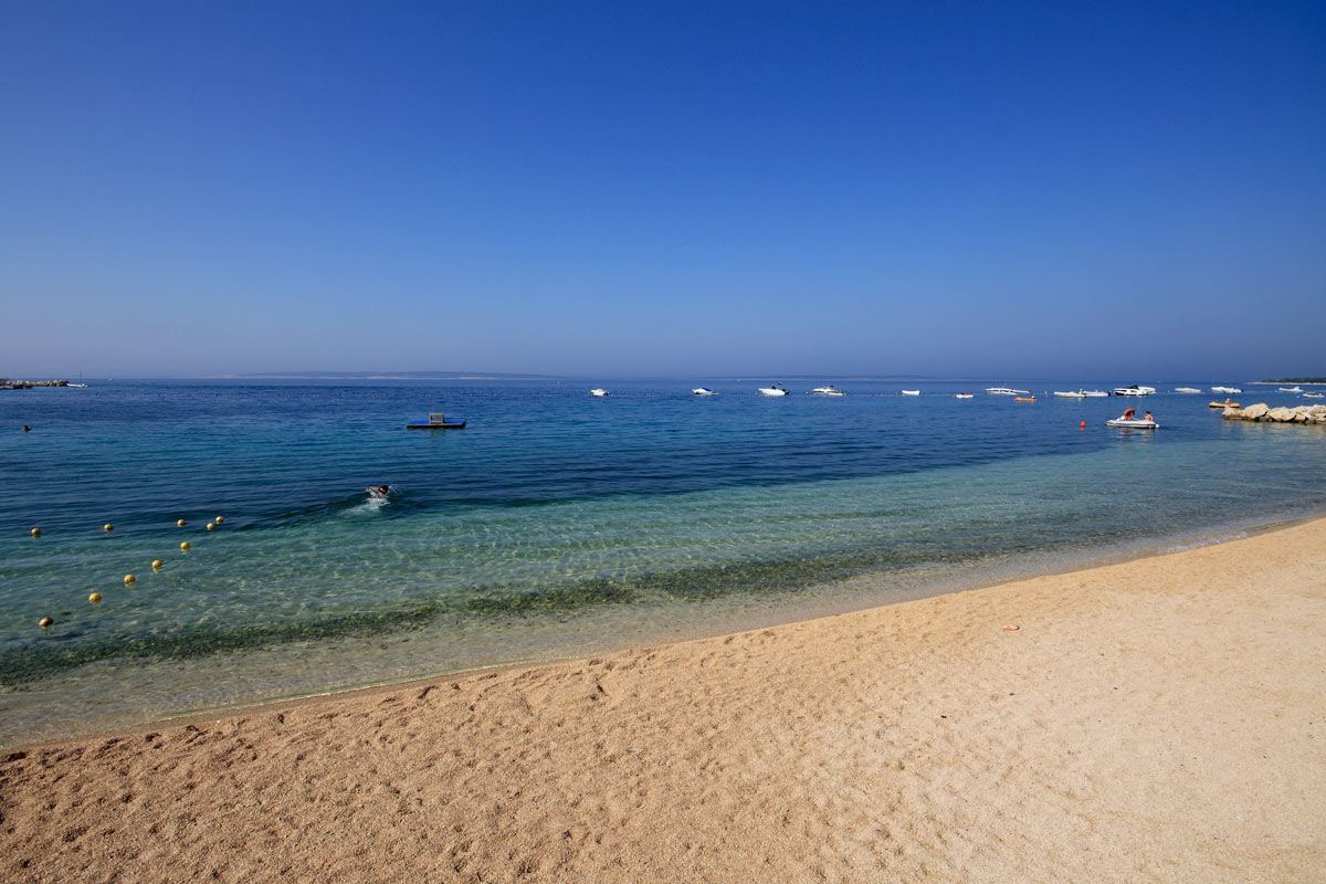 spiaggia di simuni, isola di Pag