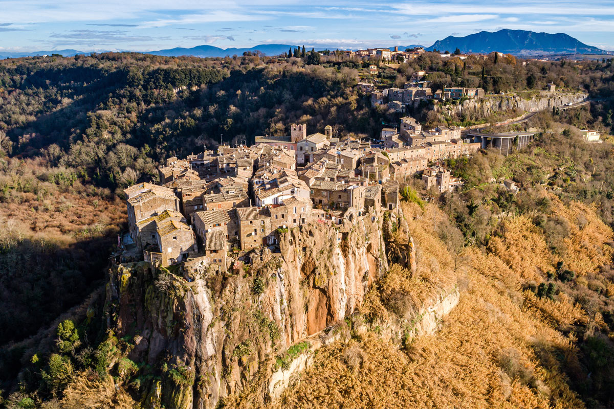 borgo di Calcata nel Lazio