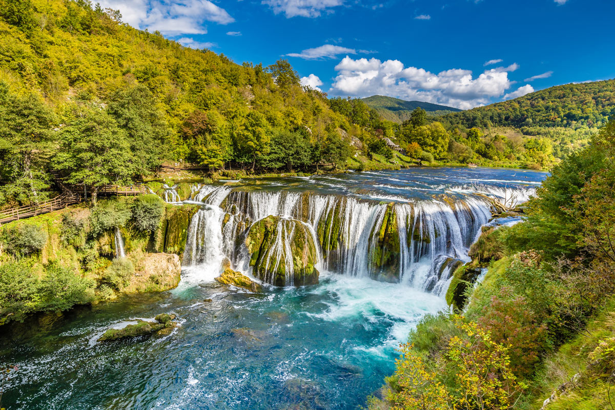 Cascate di Strbacki Buk in Croazia