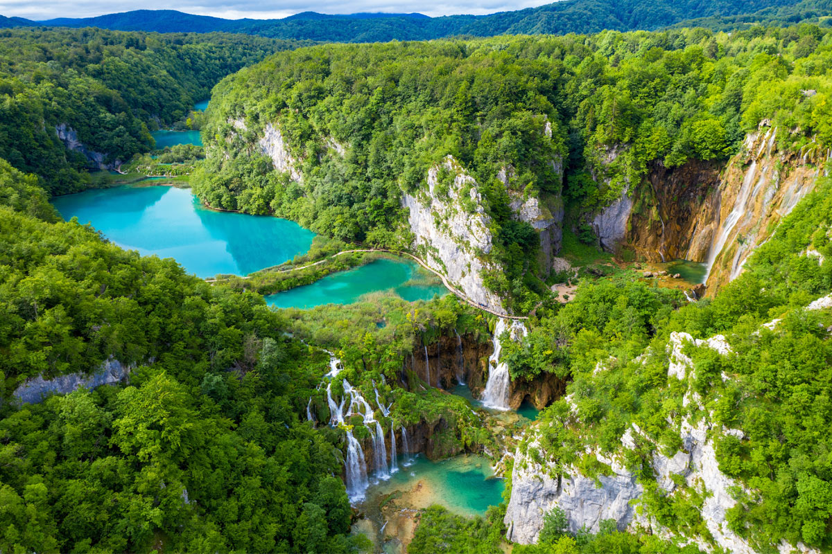 Cascate di Sastavci in Croazia