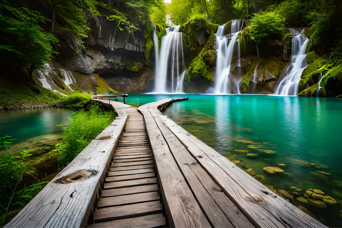 cascate di plitvice in Croazia