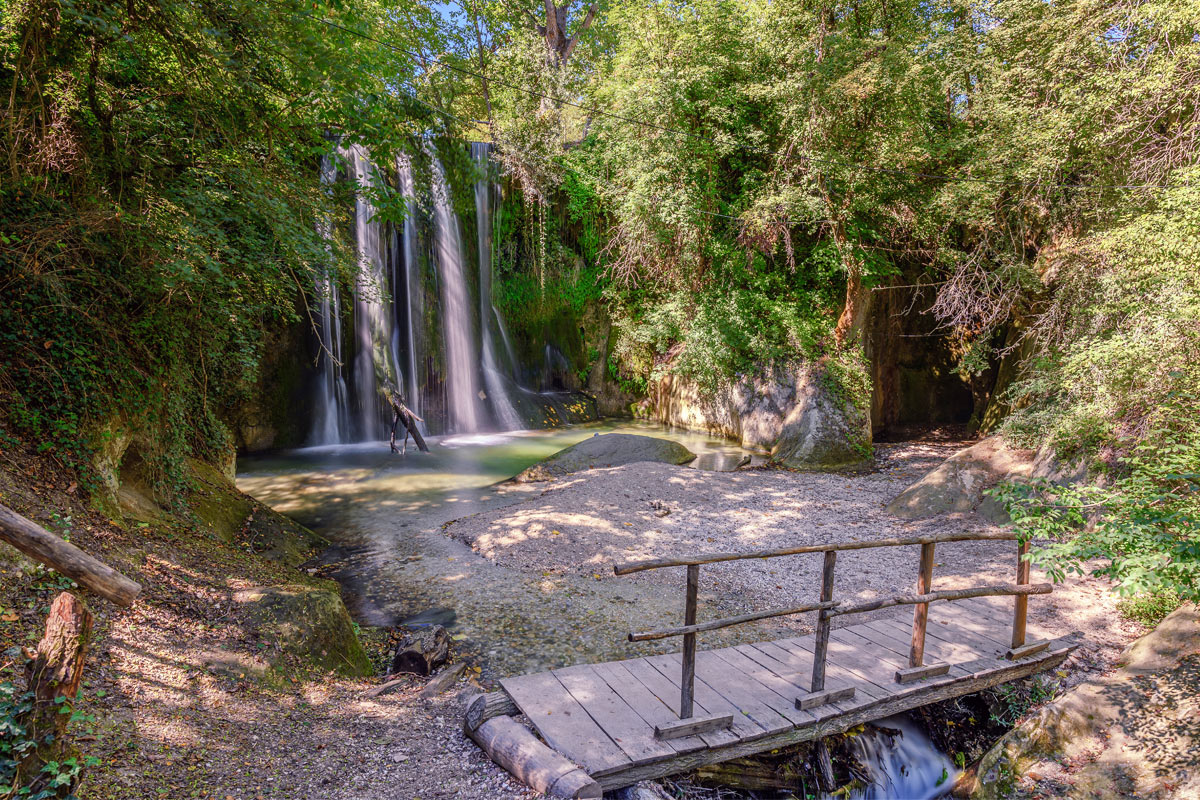 cascate perdute di Sarnano nelle Marche