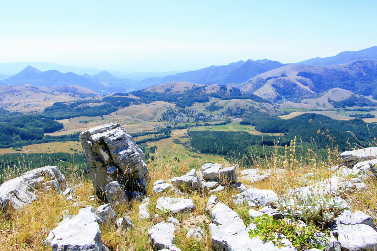 vista sul parco nazionale del pollino