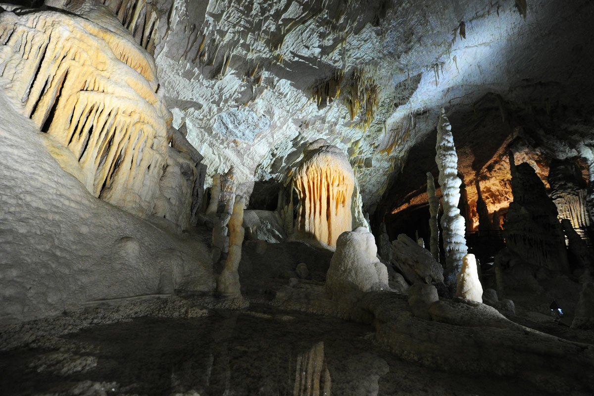grotte di postumia in Slovenia