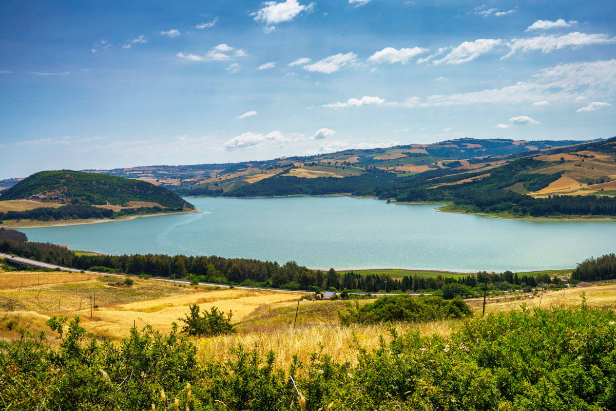 lago di guardialfiera in Molise