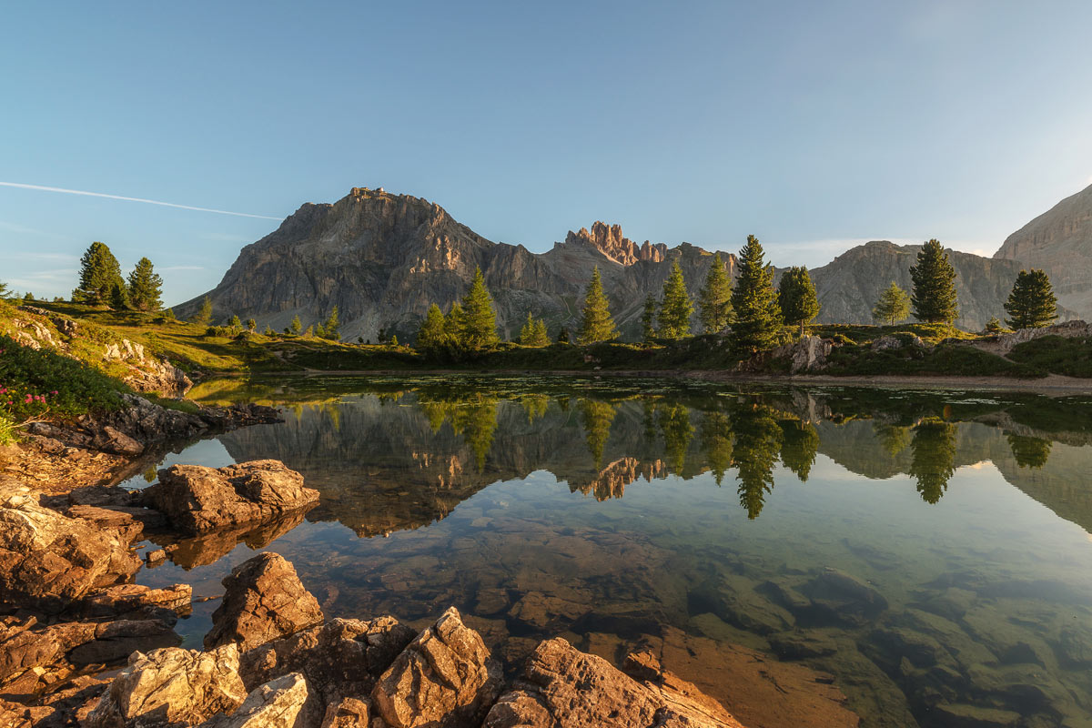 lago di Lagazuoi nelle Dolomiti