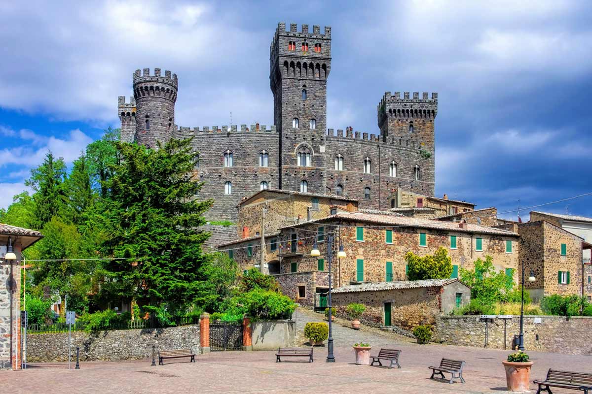 castello di Torre Alfina nel Lazio