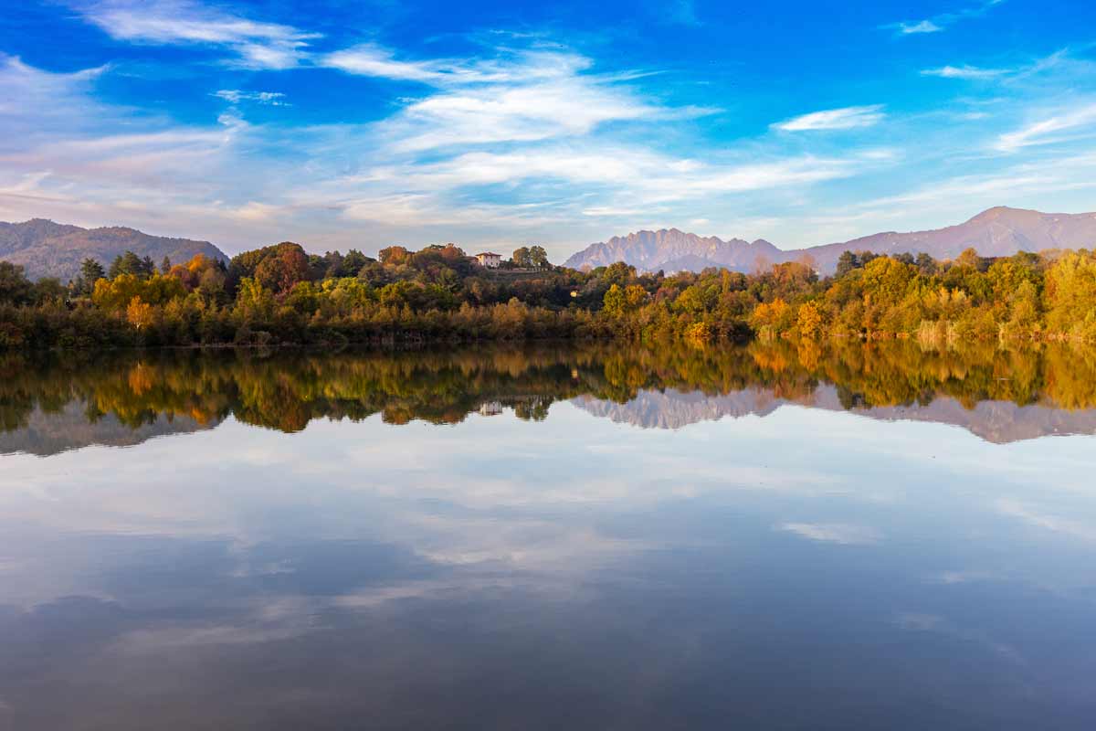lago di Sartirana in autunno