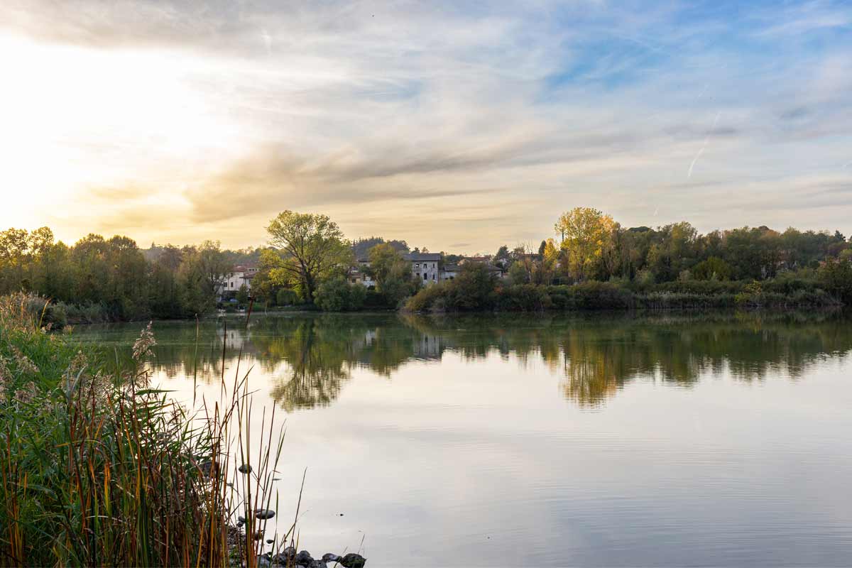 lago di Sartirana in autunno