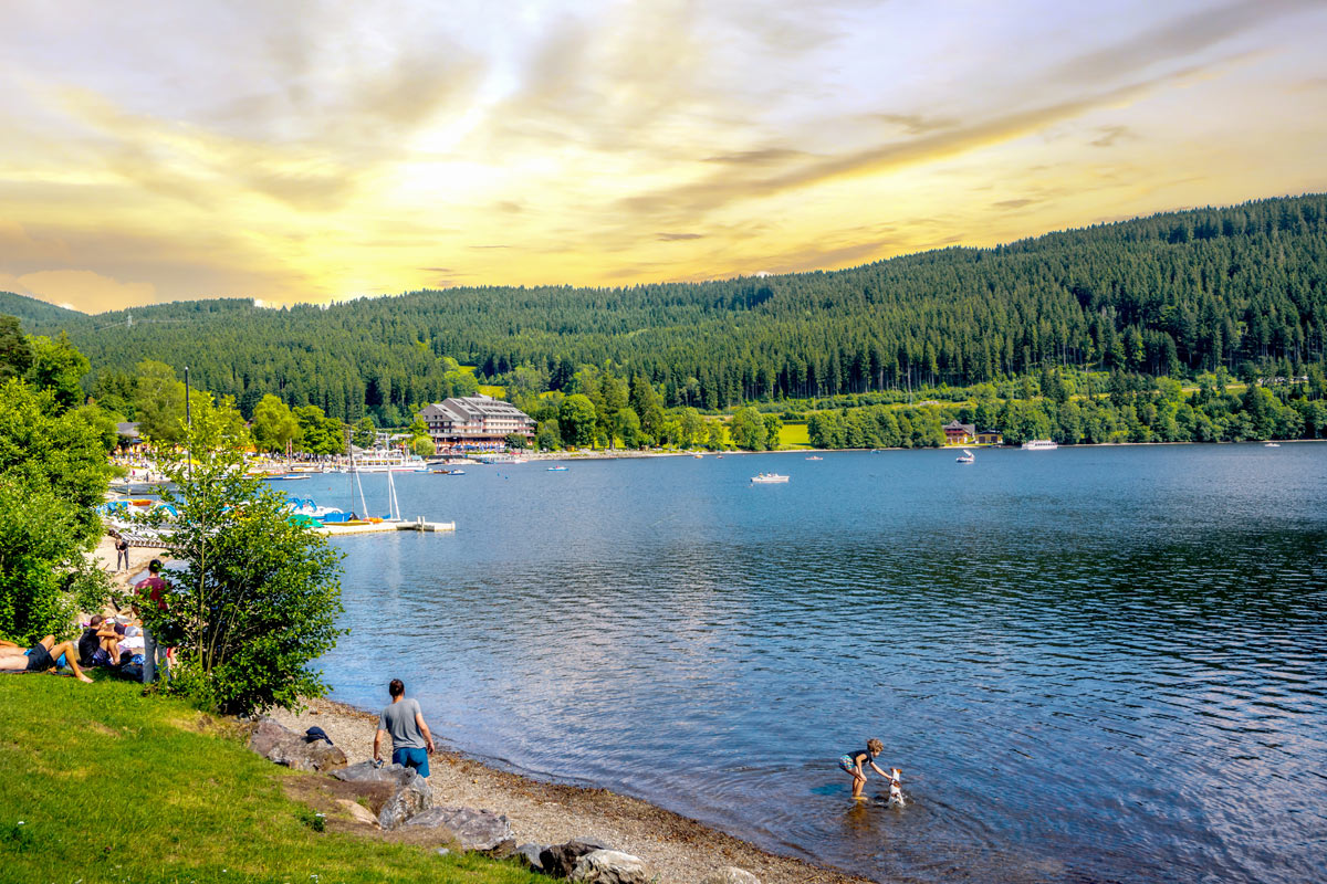 lago di titisee in Germania