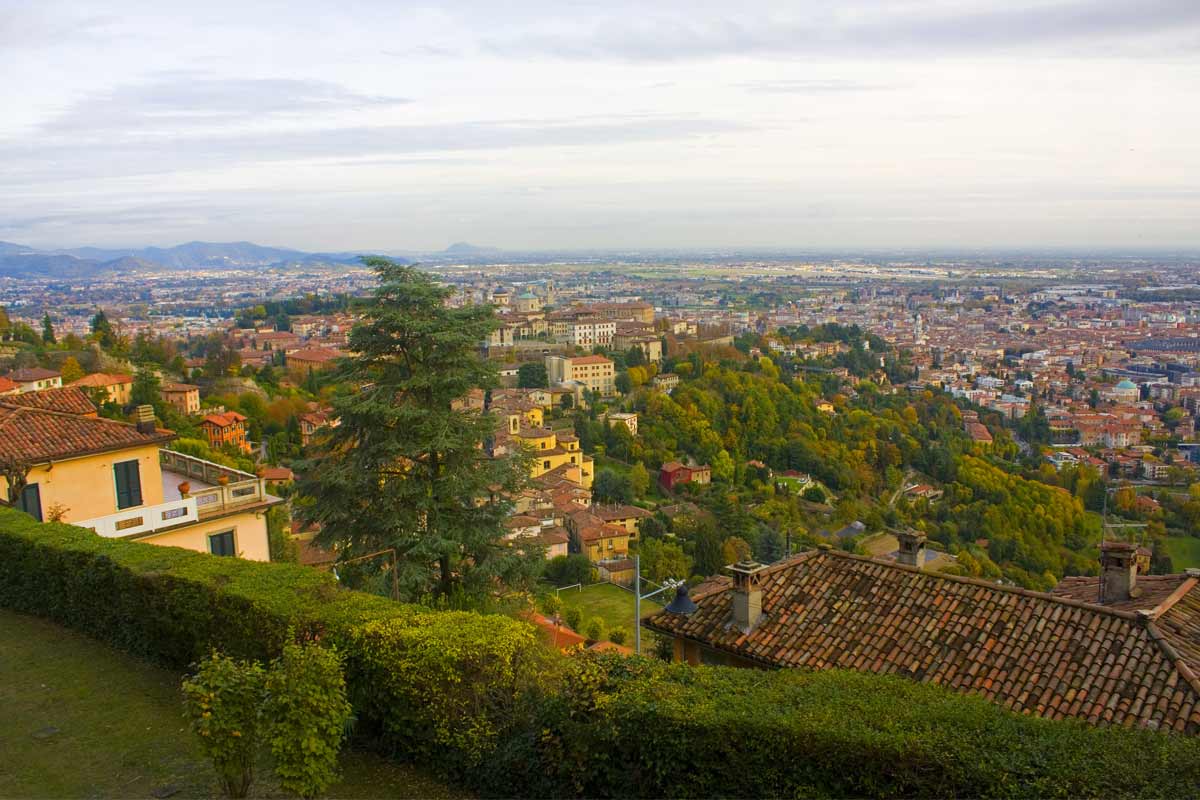 vista su Bergamo