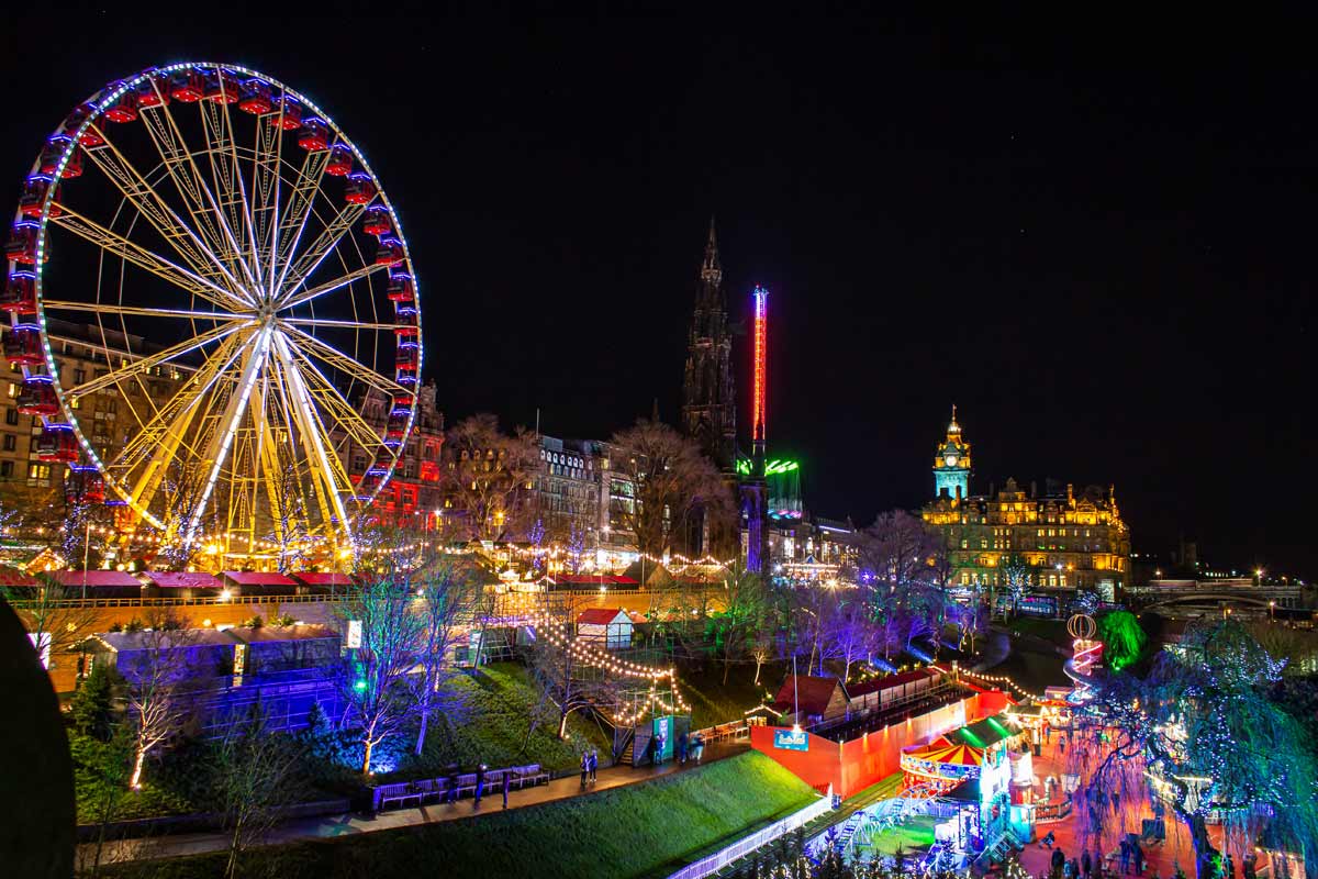 mercatini di Natale a Edimburgo