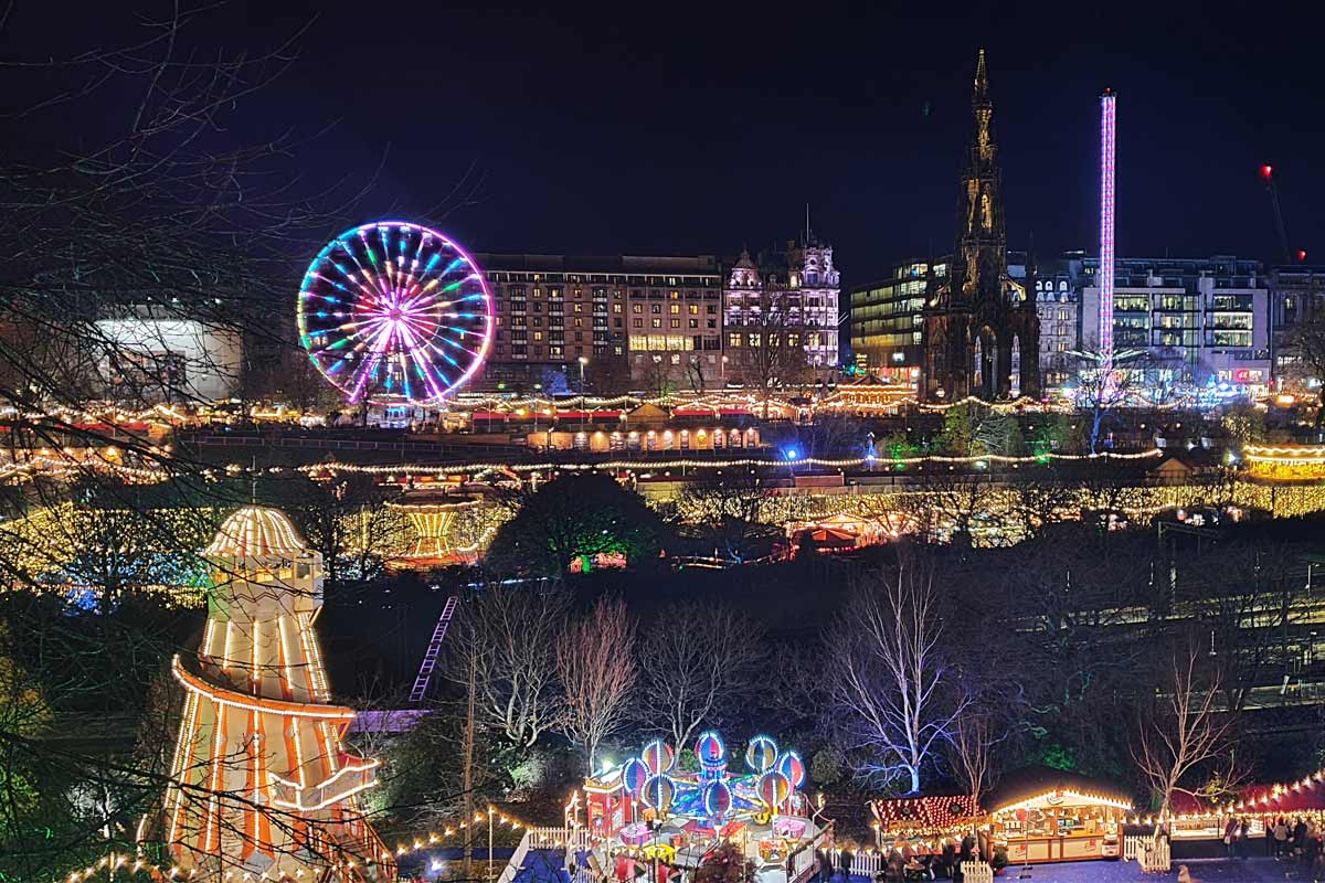 mercatini di Natale a Edimburgo