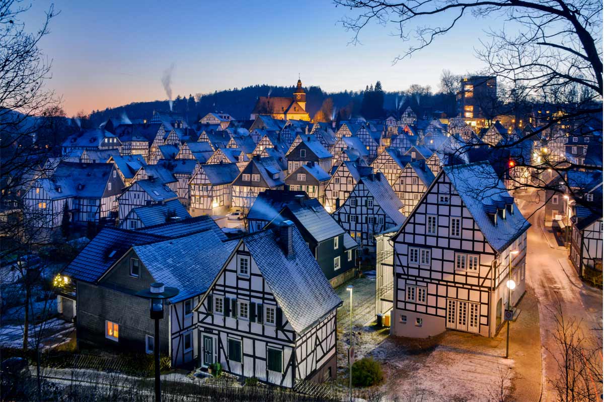 borgo di Freudenberg in Germania