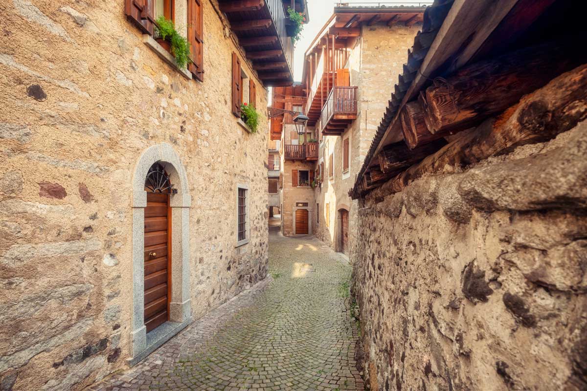 borgo di Bagolino in Lombardia