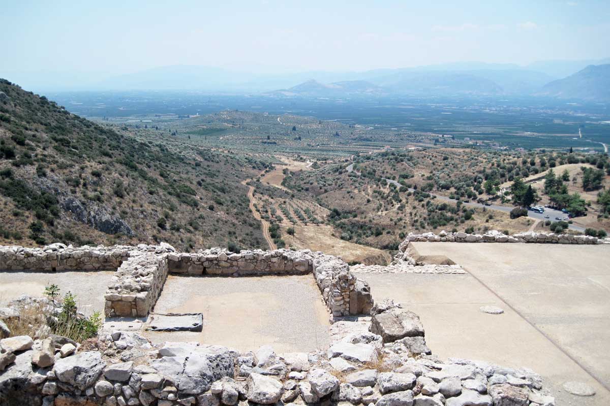 sito archeologico di Micene in Grecia