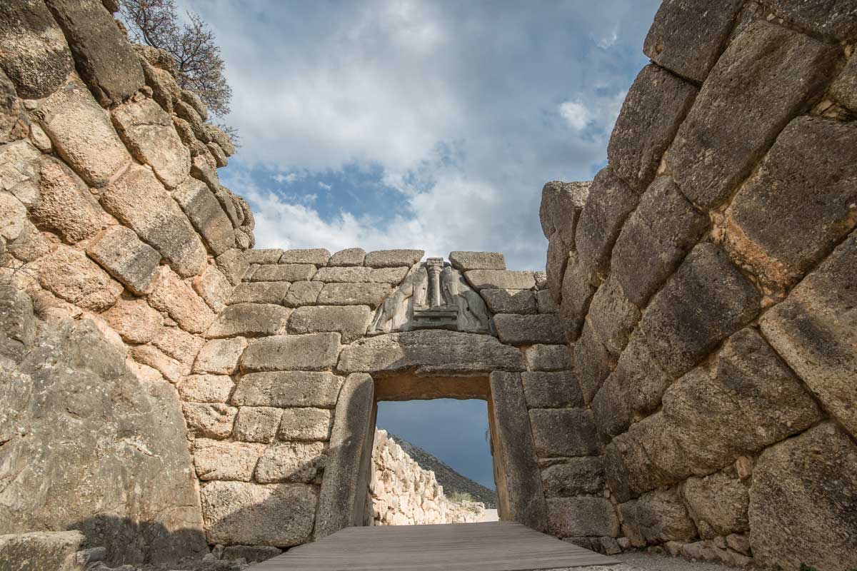 sito archeologico di Micene in Grecia