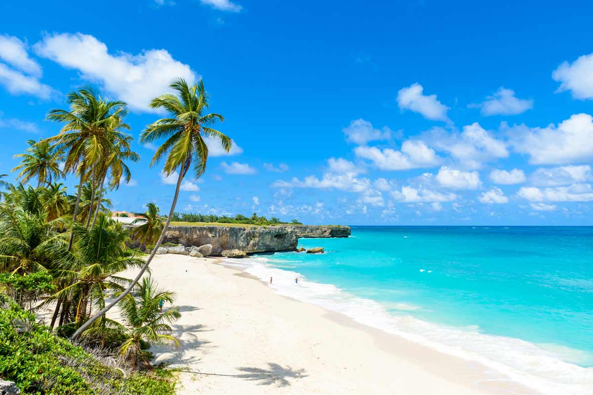 spiaggia di Barbados nelle Caraibi