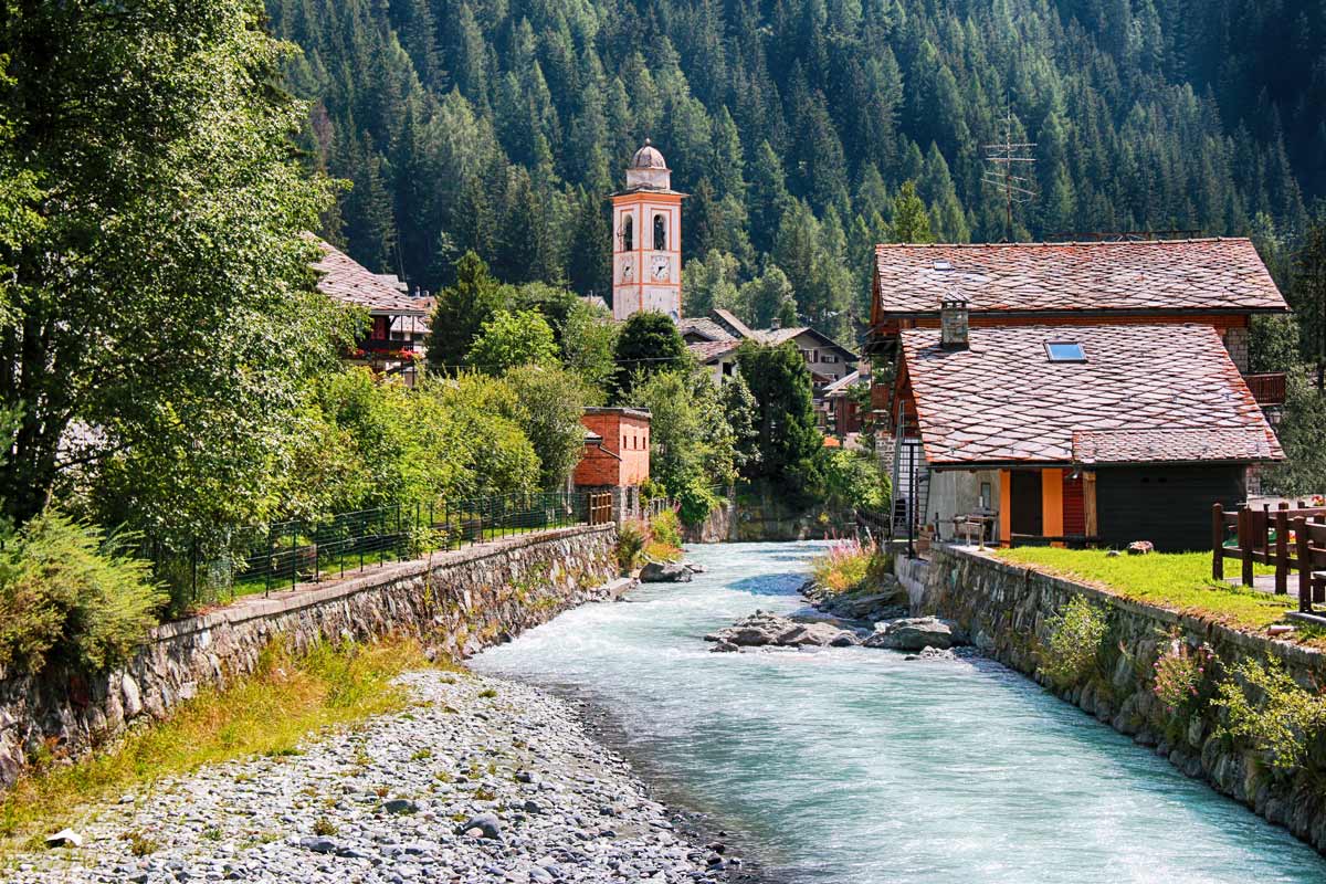 Champoluc in valle d'Aosta