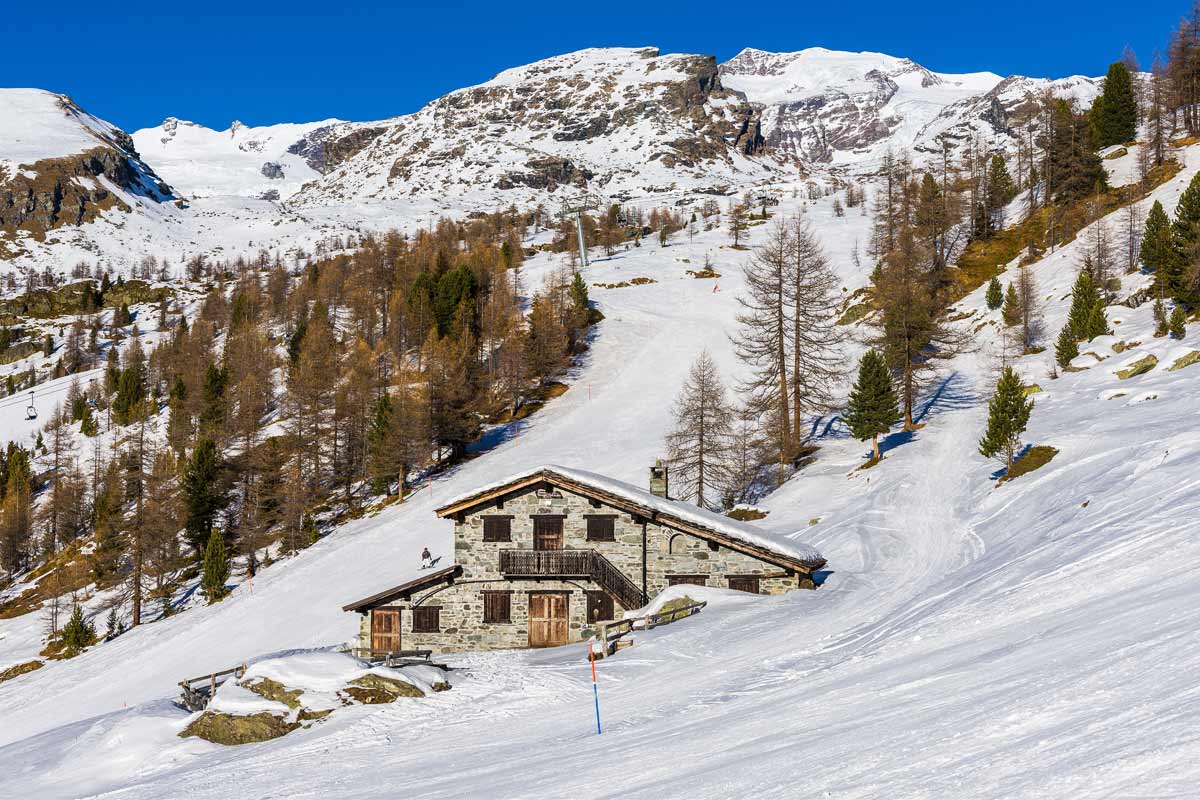 piste da sci a Champoluc