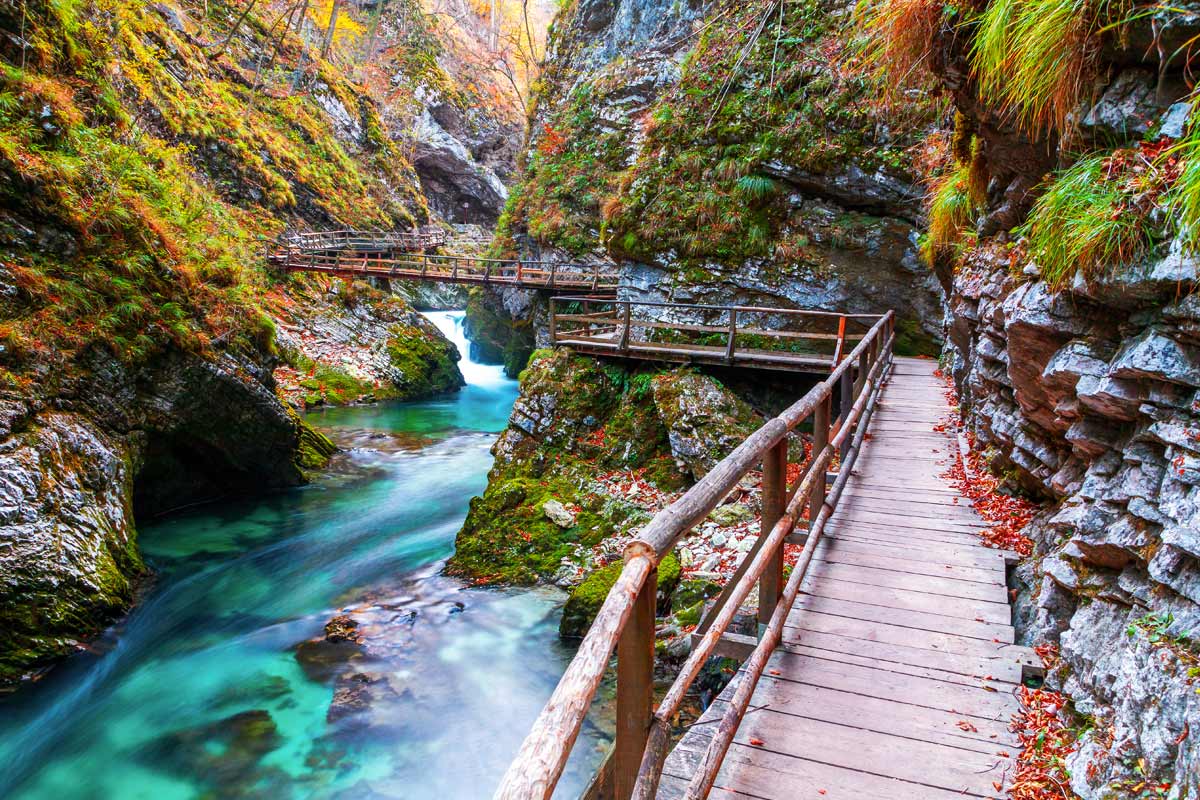 gola di vintgar in Slovenia