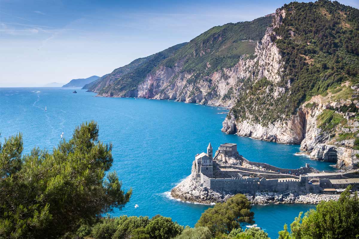 Portovenere visto dall'isola di Palmaria