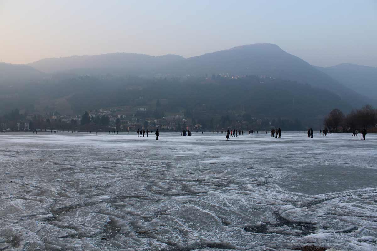 lago di Endine d'inverno