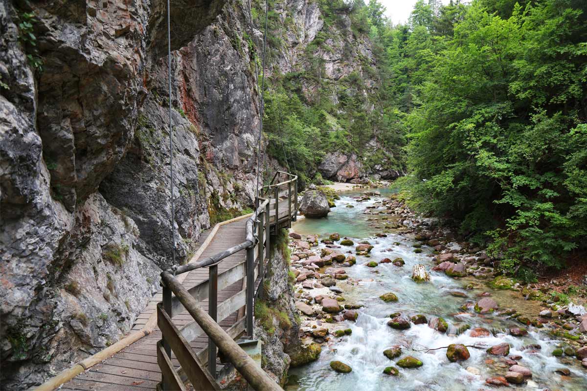 Trekking a Orrido dello Slizza