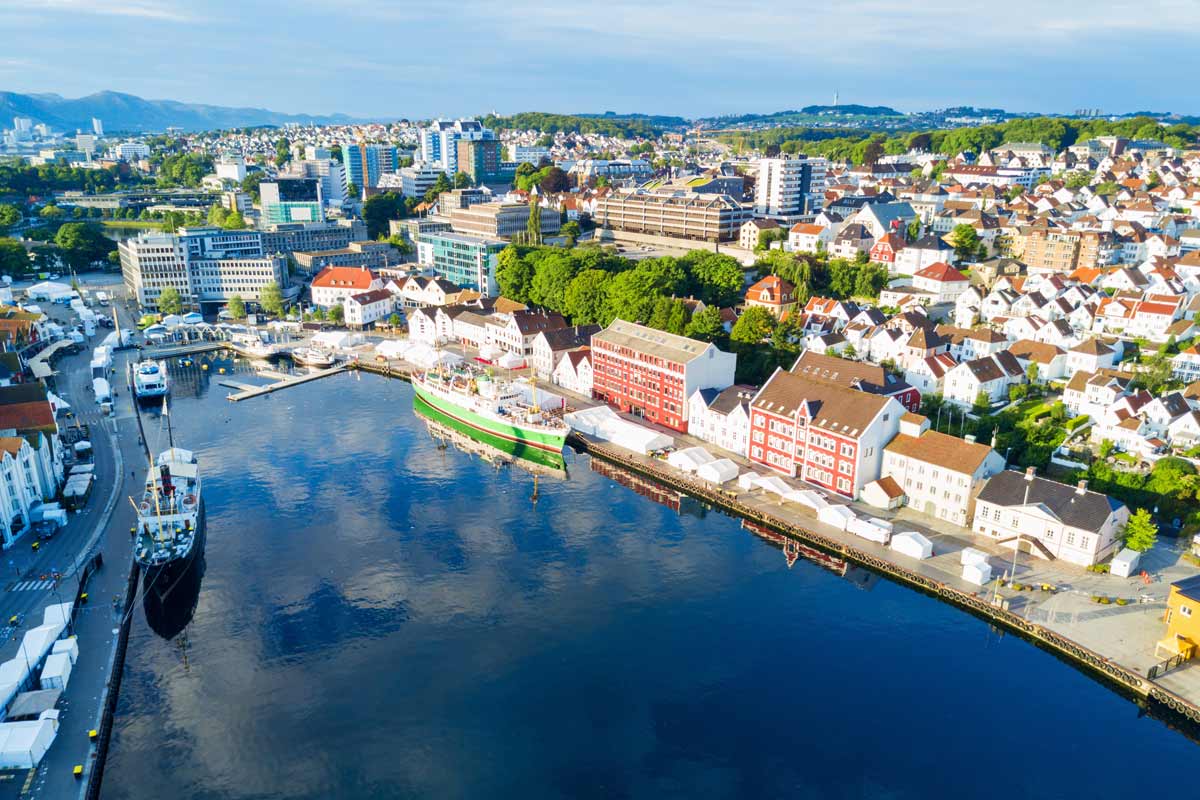 città di Stavanger in Norvegia