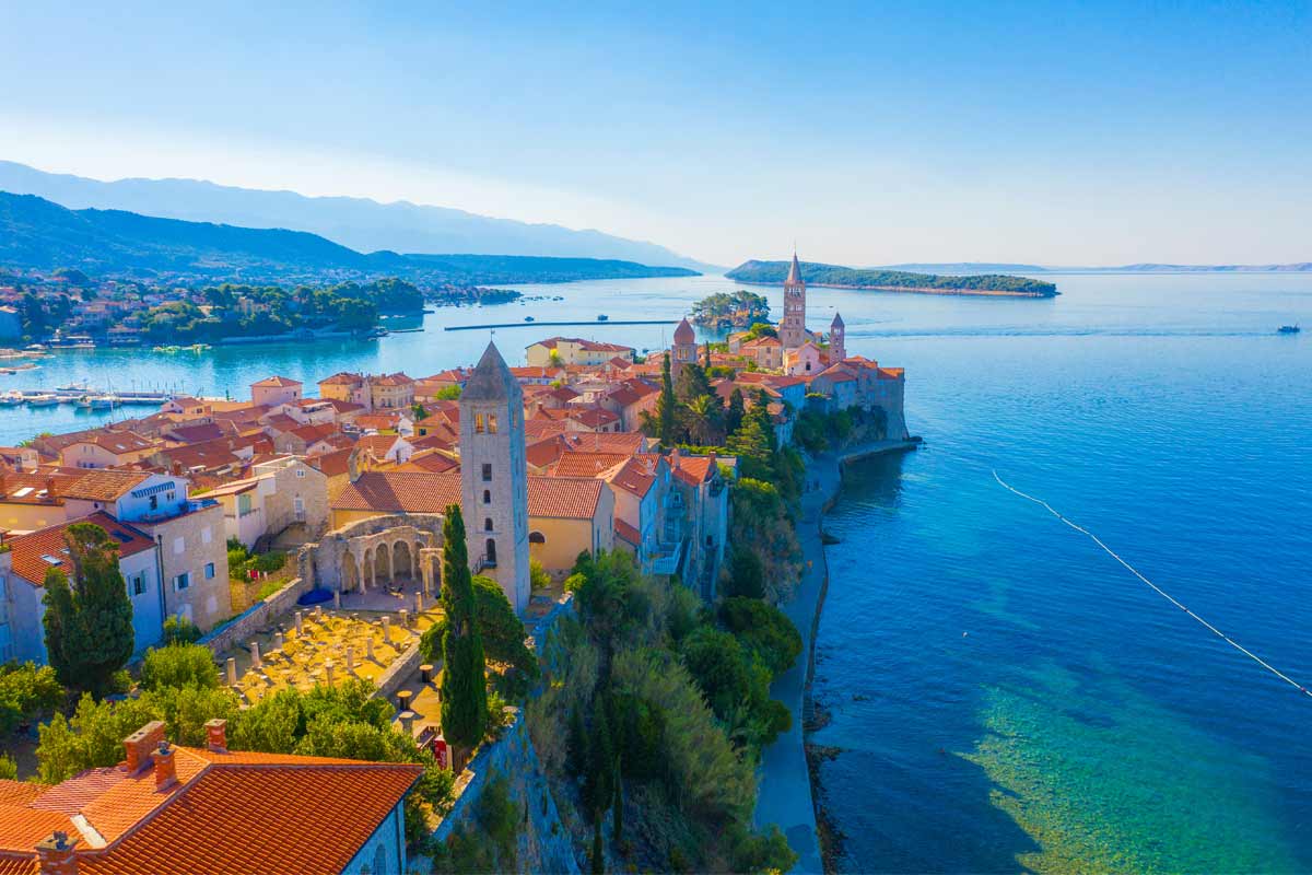 isola di Rab in Croazia