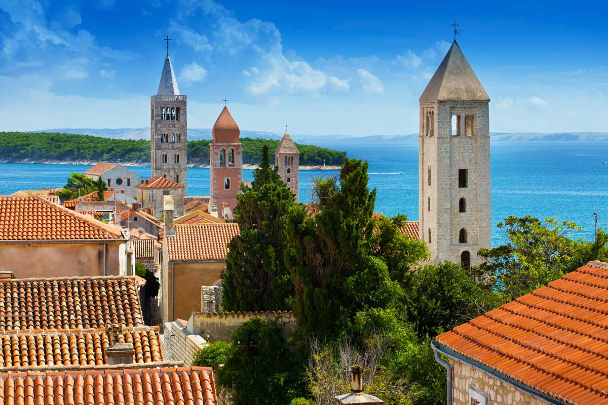 isola di Rab in Croazia