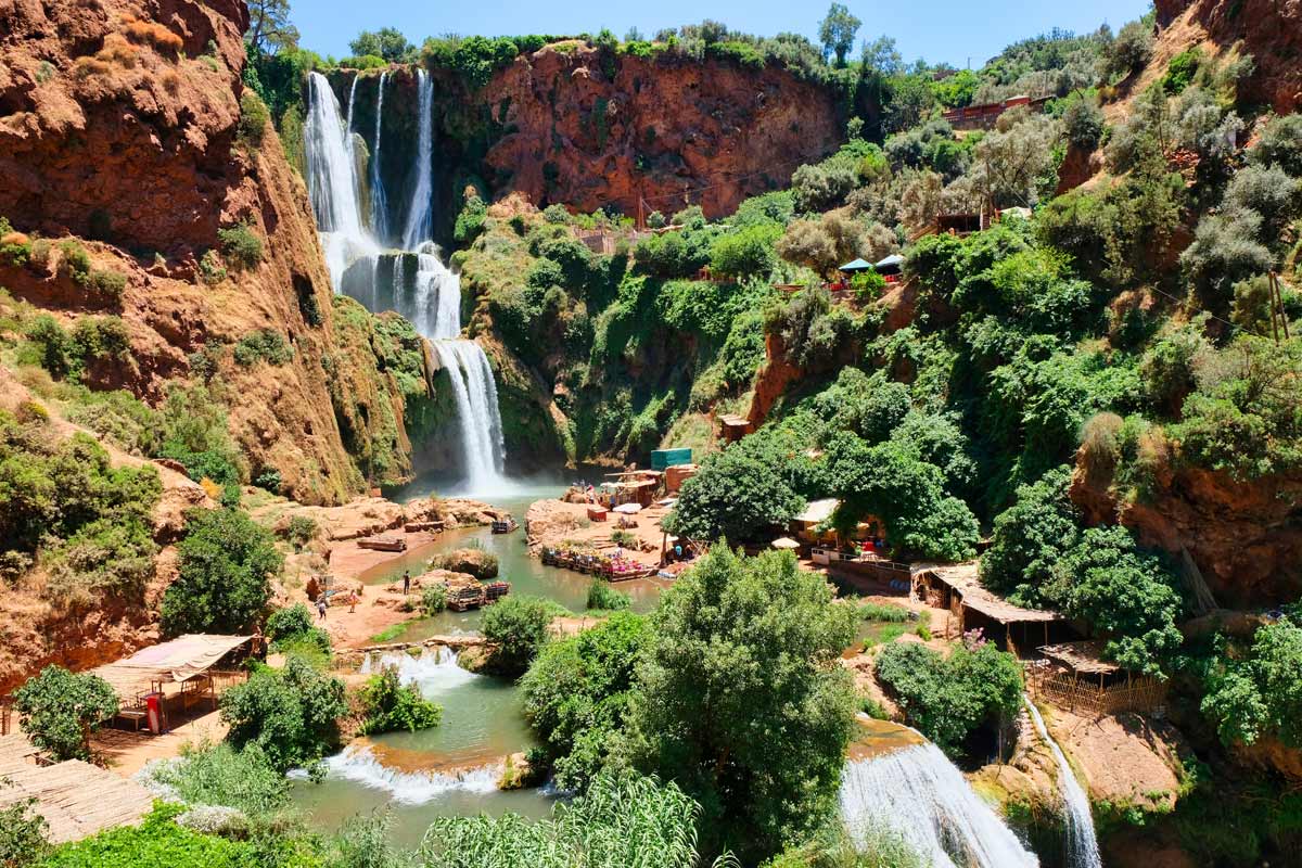 cascate di Ouzoud in Marocco