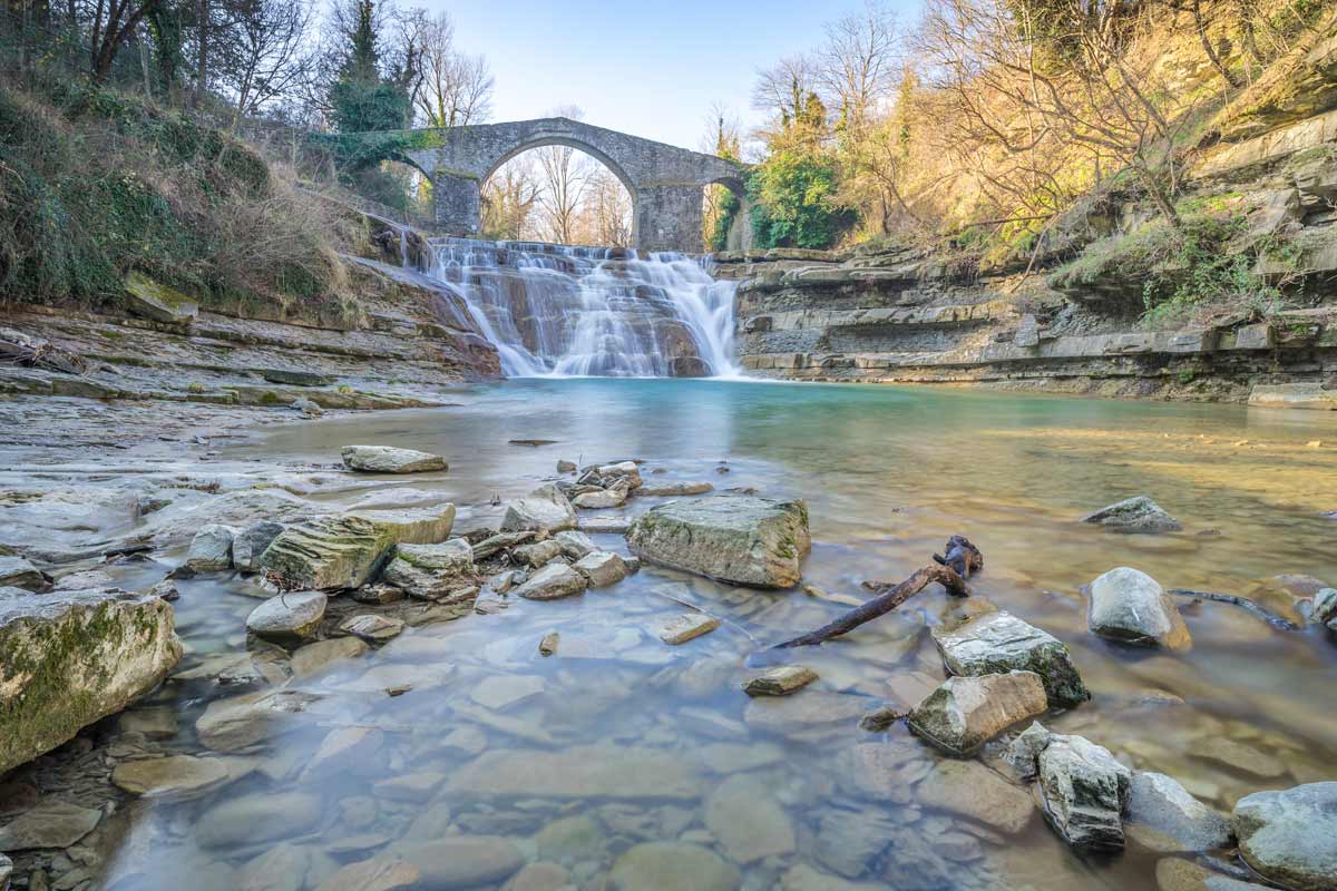 cascata della Brusia a Bocconi