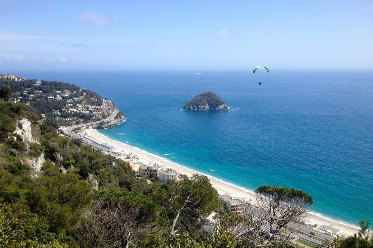 isola di Bergeggi in Liguria