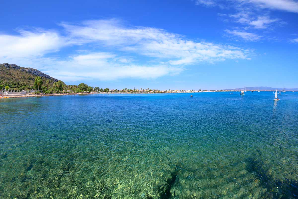 spiaggia del Poetto in Sardegna