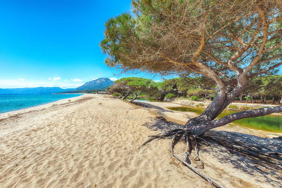 spiaggia di Osalla in Sardegna