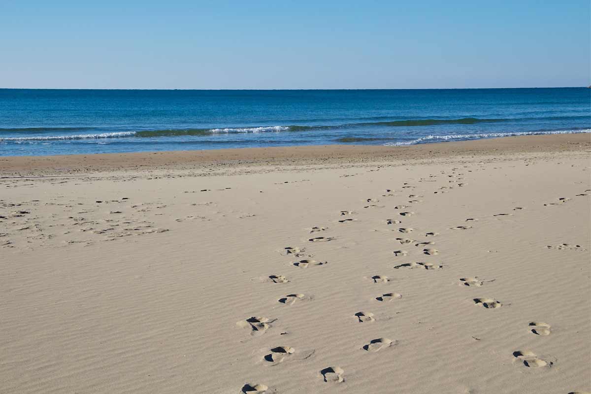 spiaggia di Serapo a Gaeta